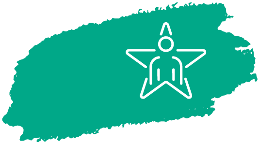 MEAVC green shape membership star logo